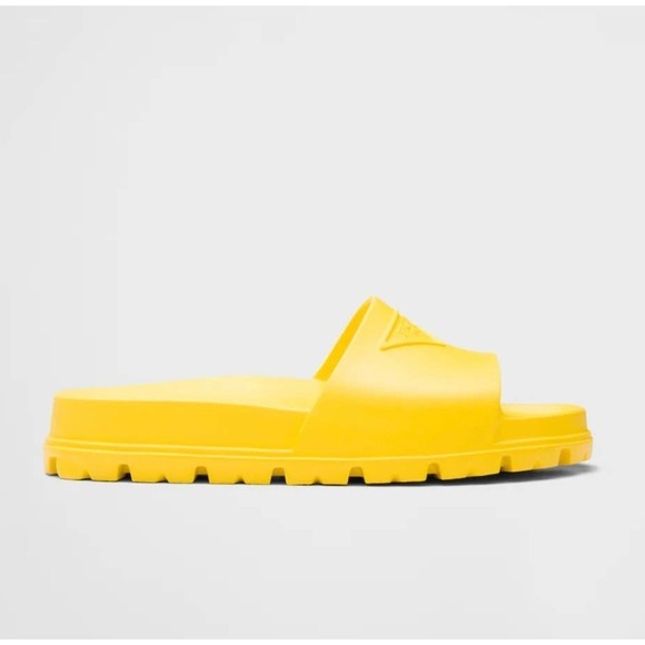 Prada logo slide sandal main image 13